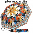 Regenschirm Taschenschirm Damen  Blumen Pierre Cardin orange