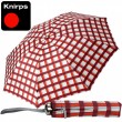 Knirps Taschenschirm Minimatic Karo rot
