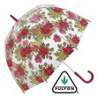 Fulton Glockenschirm transparent Design Cath Kidstone Royal Rose